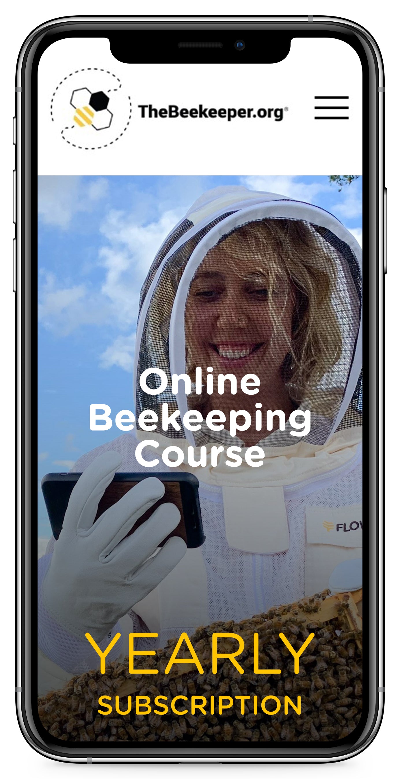 Online beekeeping course - yearly subscription