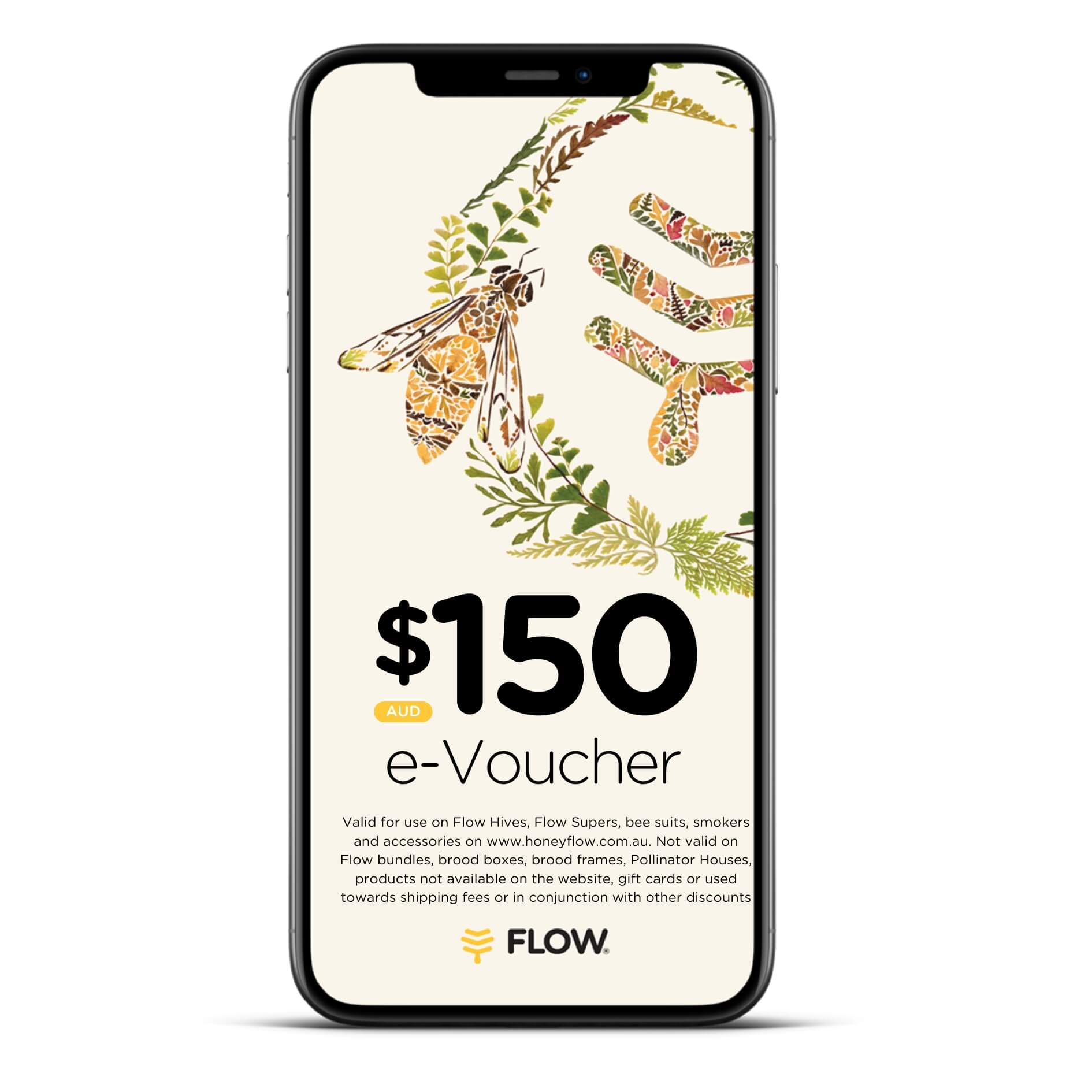 A $150 e-Voucher