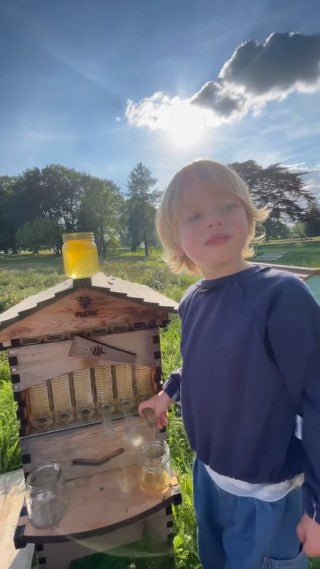 Harvesting honey together
